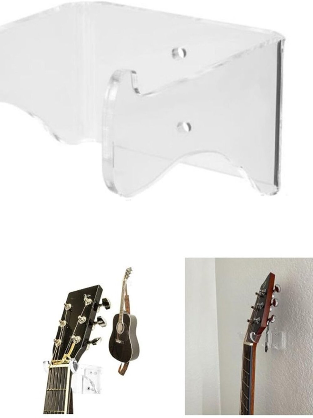 Acrylic Guitar Wall Mount